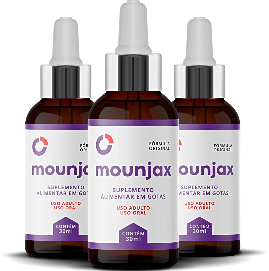 Kit com 3 frascos de Mounjax